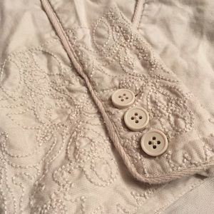 Embellished cream cotton jacket (26)